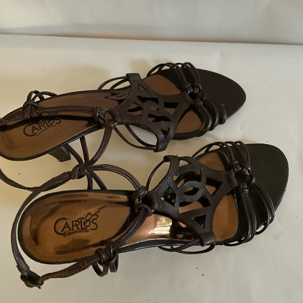 Carlos by Carlos Santa brown sandals Sz 9.5